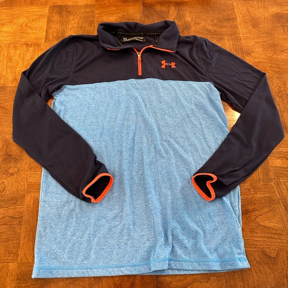 Blue and Orange Under Armour pull over - Picture 1 of 3